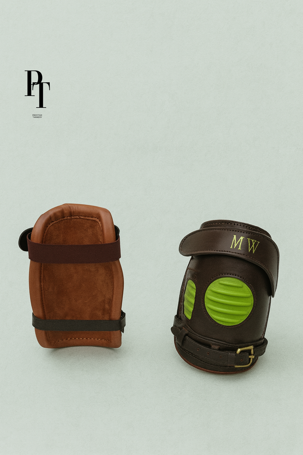 Prestige Tannery Pro Leather Knee Guards
