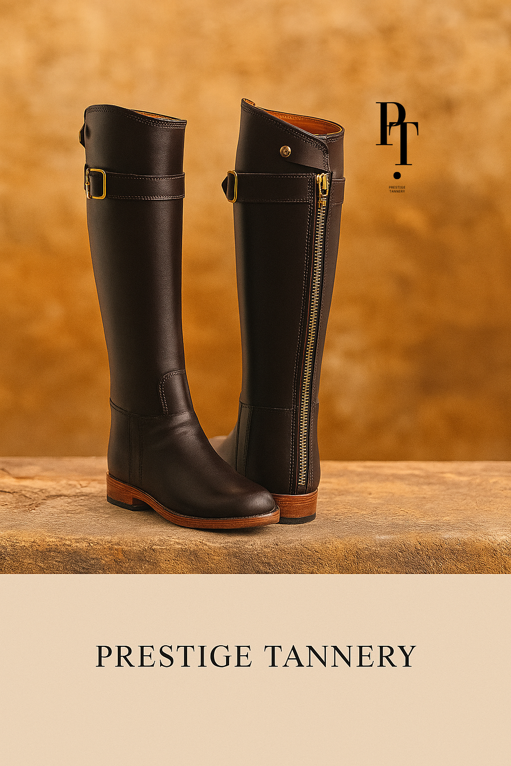 Women’s Chocolate Brown Riding Boots