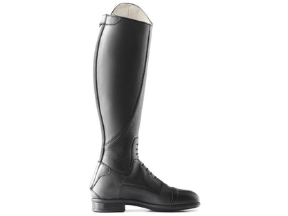 Close Contact Laced Leather High Shin Long Riding Tall Boots for men