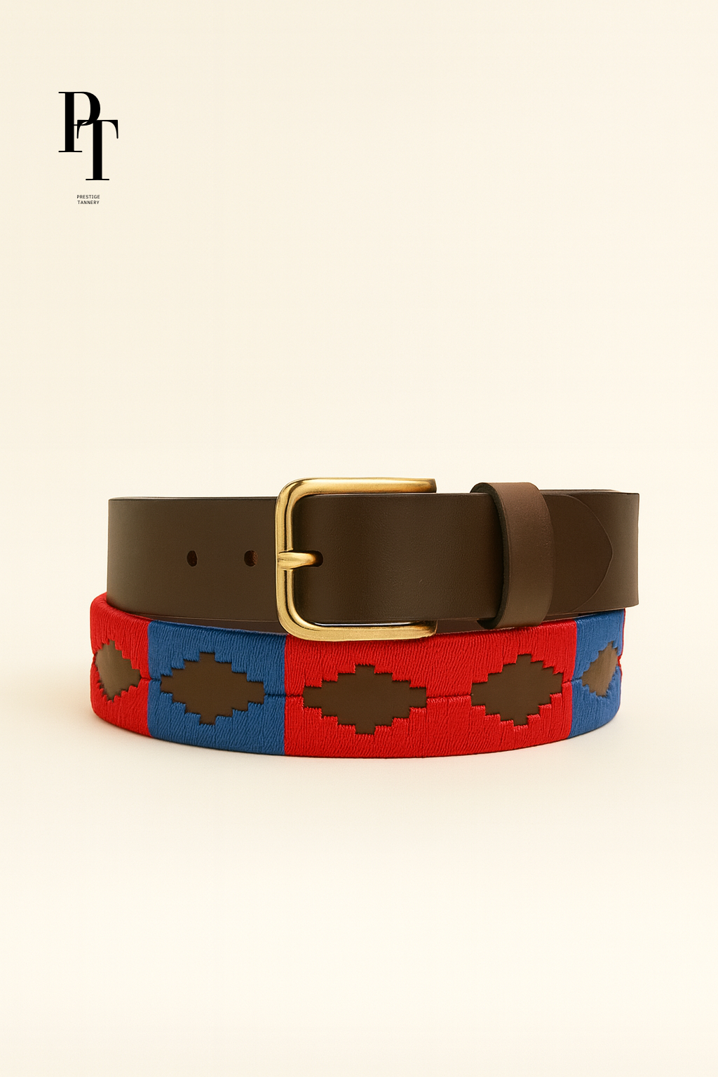 حزام Prestige Tannery Polo الجلدي – الإصدار الكلاسيكي