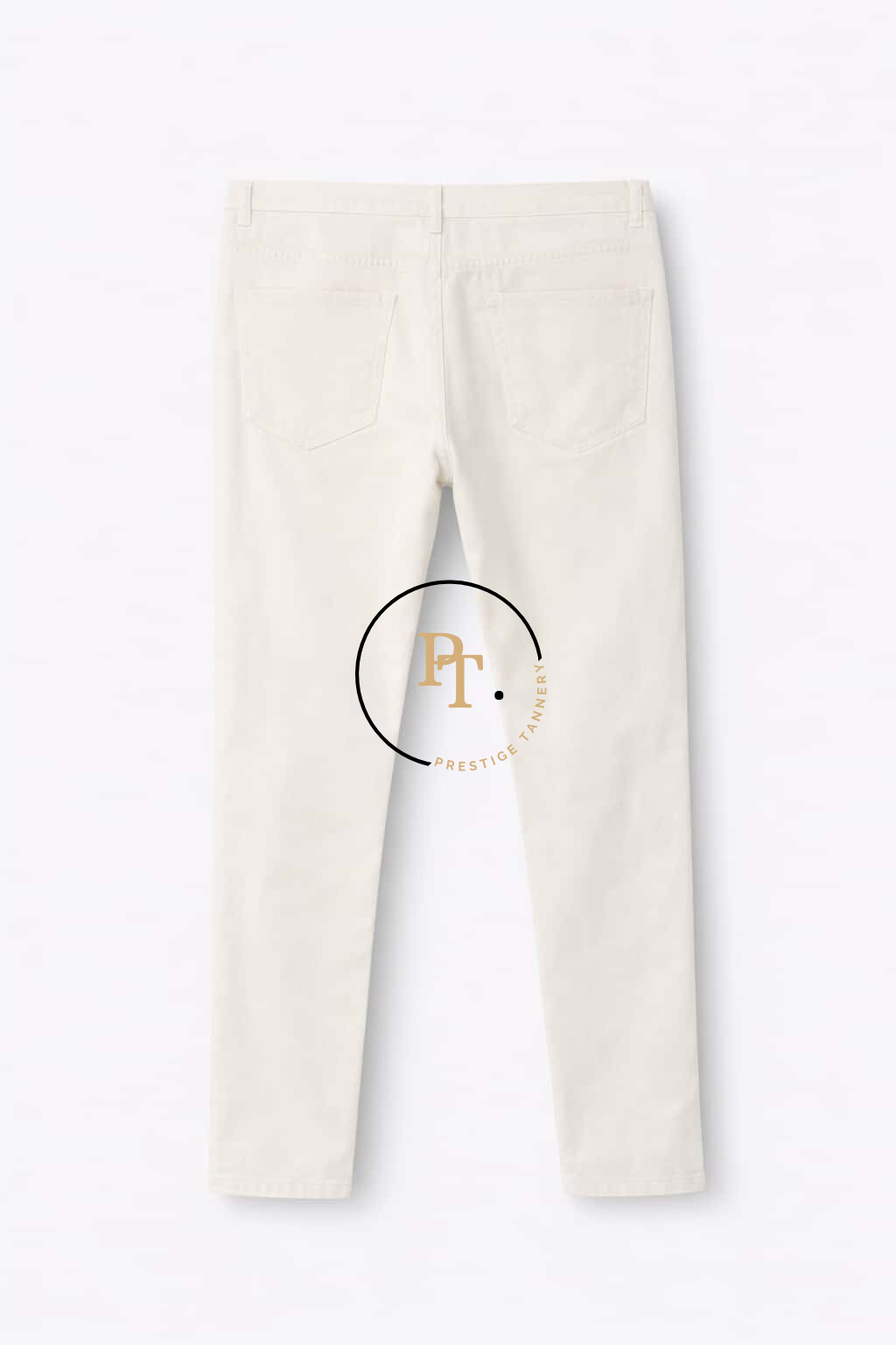 Prestige Tannery White Cotton Riding Pants (Breeches)