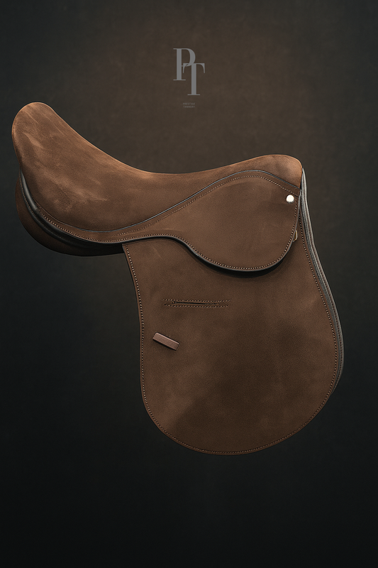 Matte Brown Leather Saddle