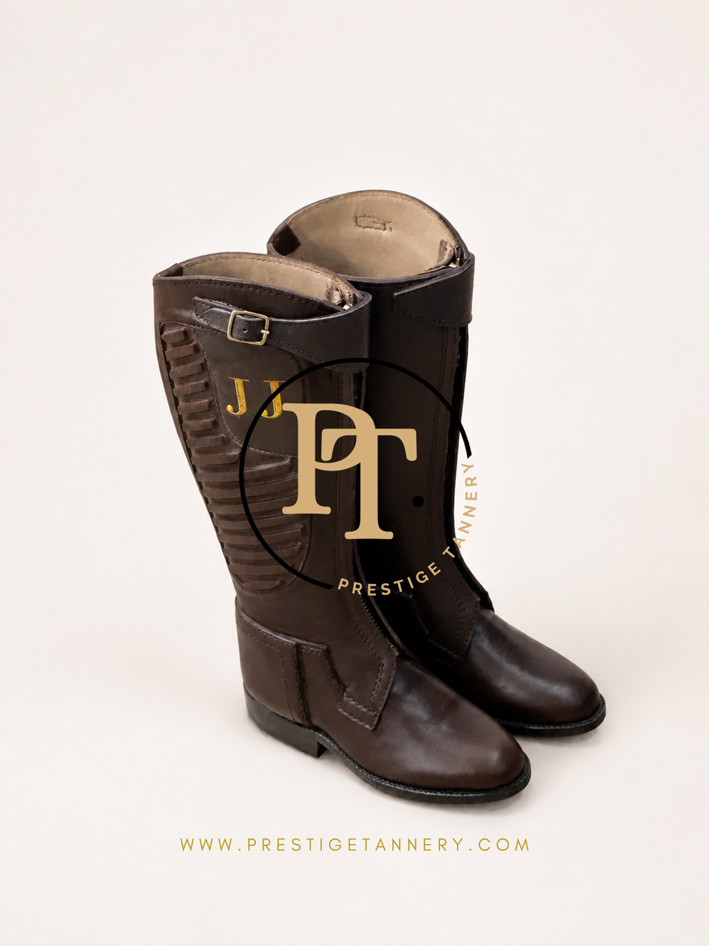 Professional Polo Boots for Women (Dark Brown)