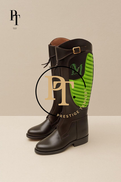 Professional Polo Boots for Men (Dark Brown)
