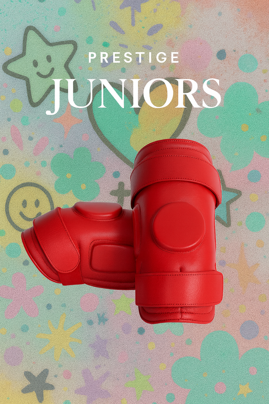 Prestige Juniors – Leather Knee Guards