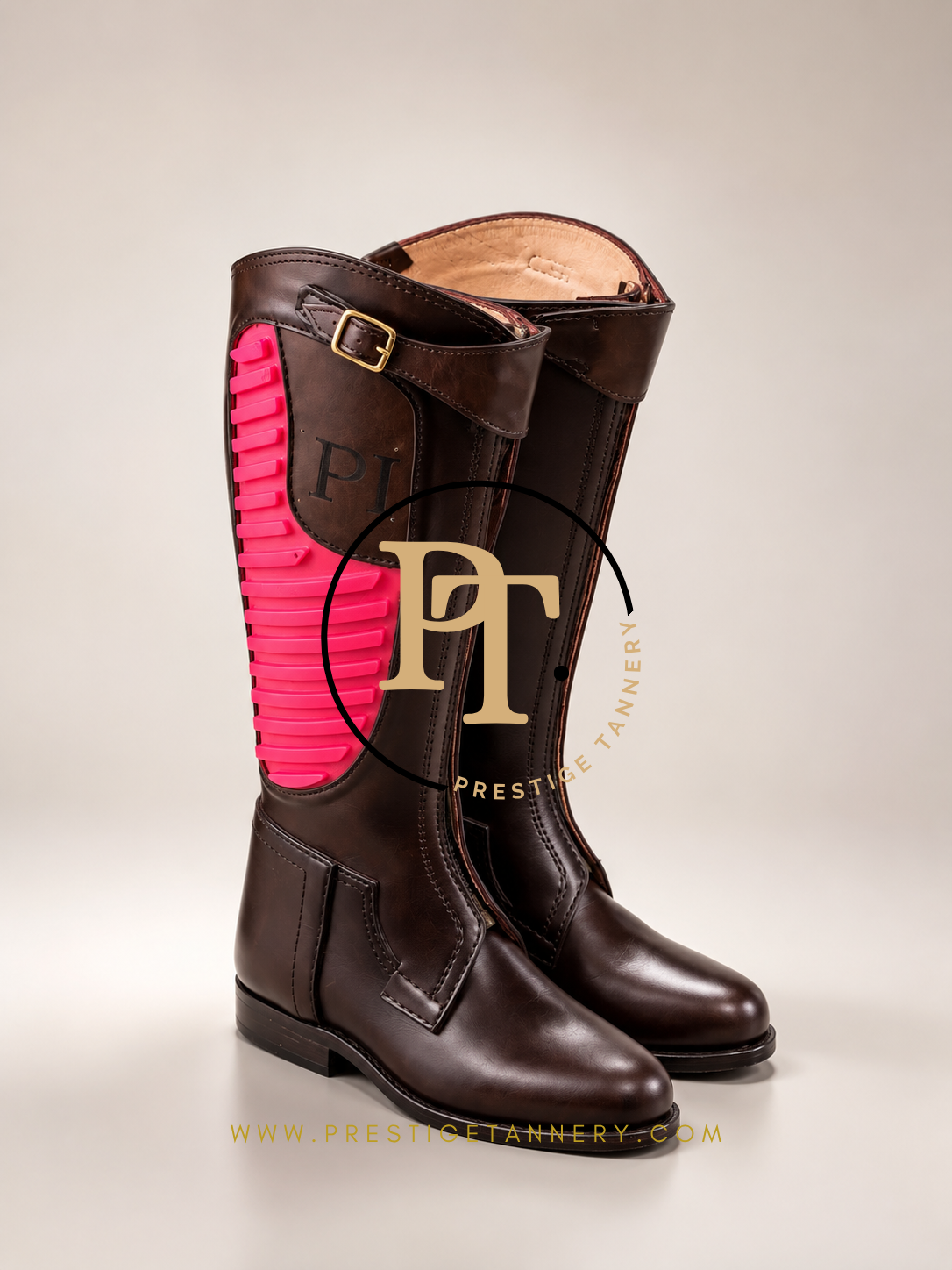 Professional Polo Boots for Men (Dark Brown)