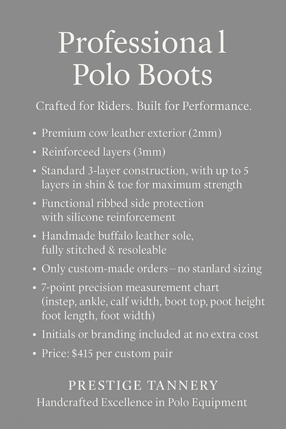 Cavallé Signature Polo Boot – Dark Havana Elite Edition