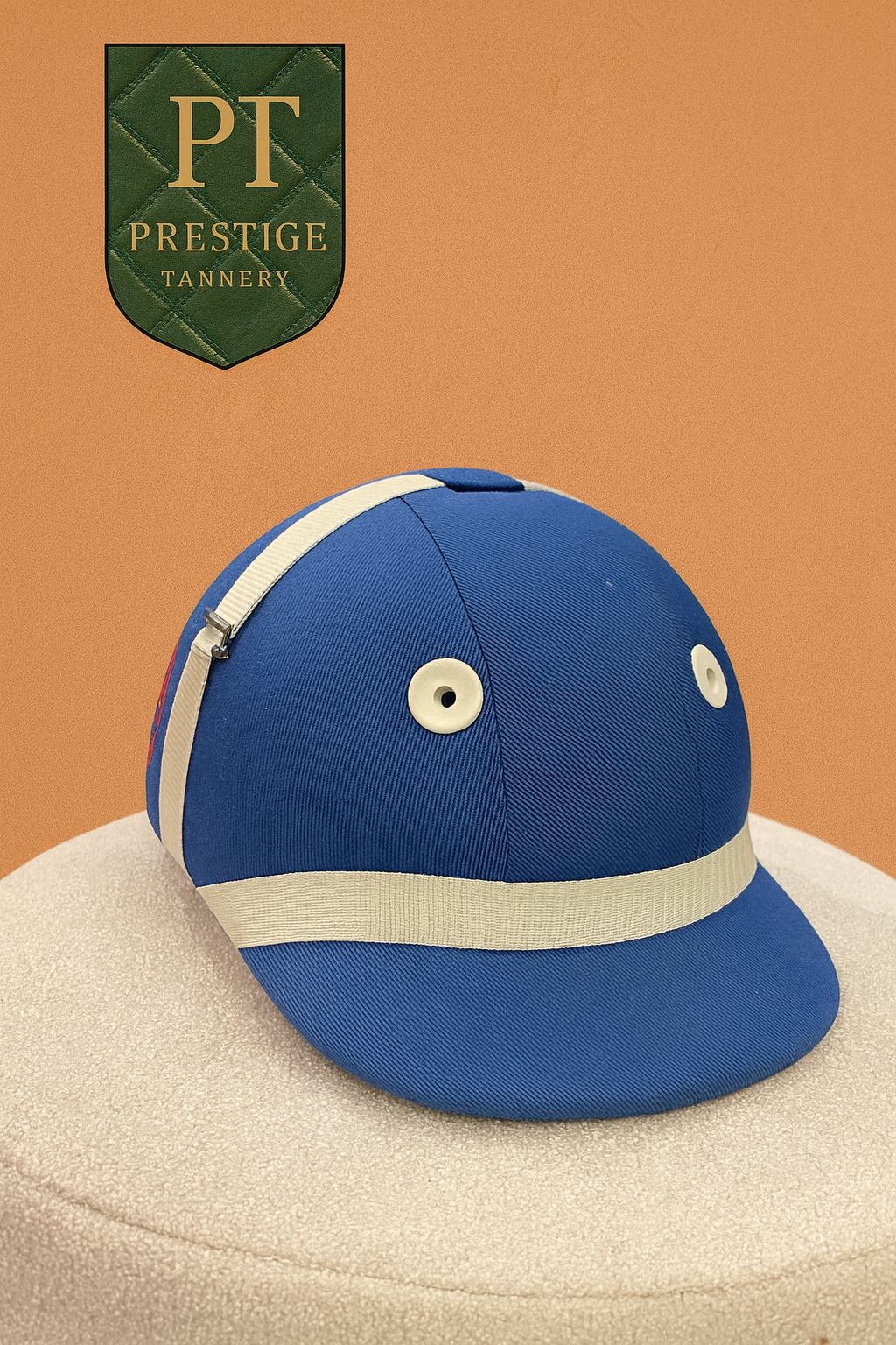 Prestige Tannery Blue Riding Helmet