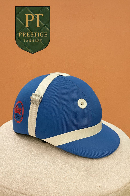 Prestige Tannery Blue Riding Helmet