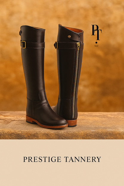 Women’s Chocolate Brown Riding Boots
