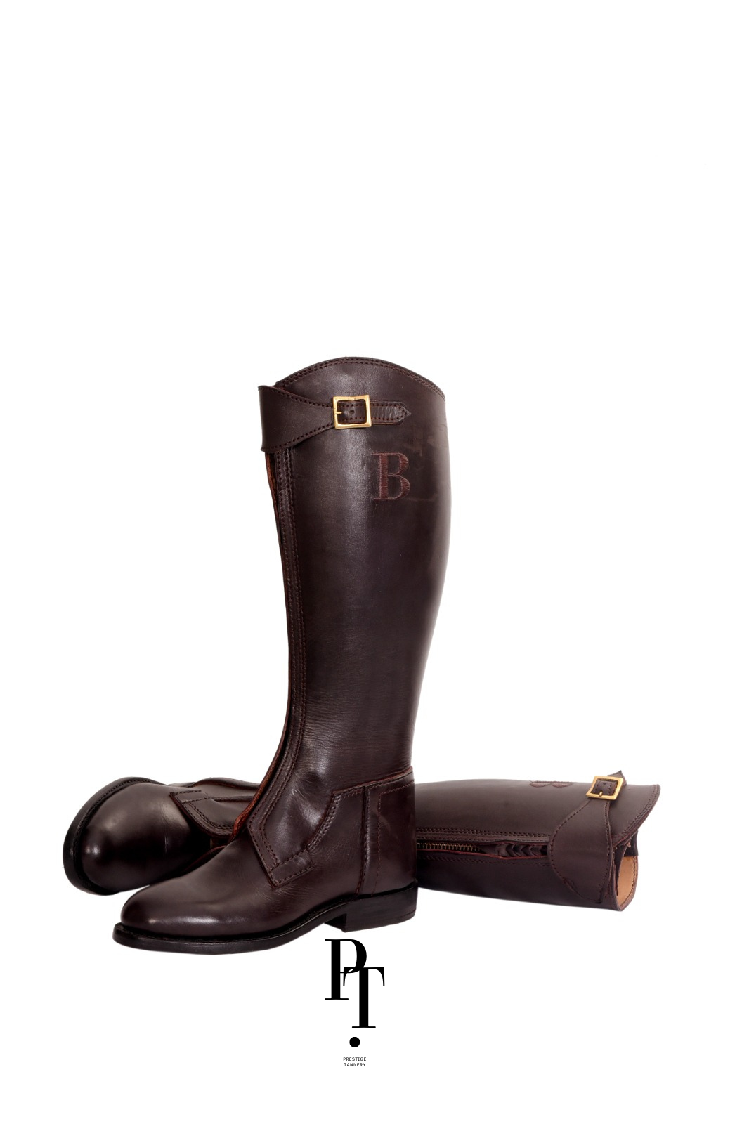 Handcrafted Riding Boot – Premium Custom Leather (Brown & Black)