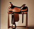 Classic Western Riding Saddle – Durable Leather, Timeless Design
