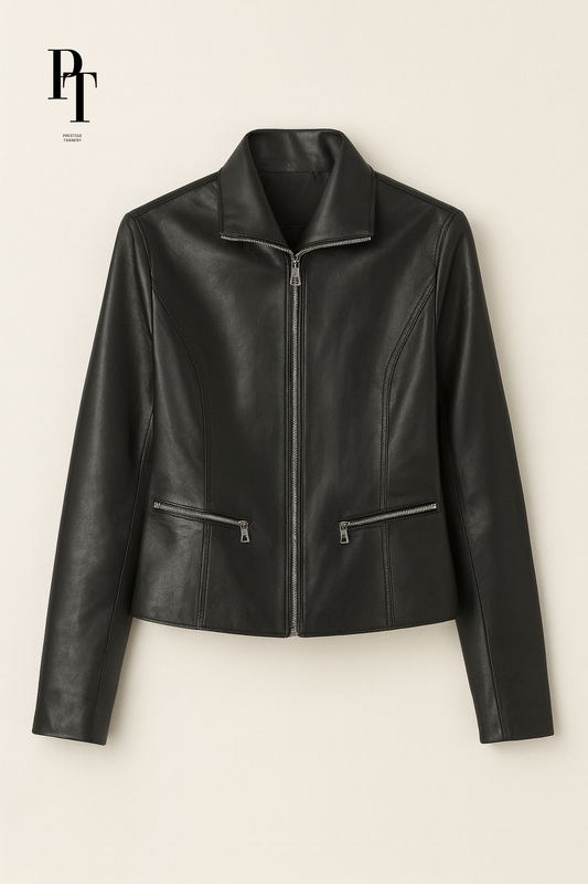 Prestige Tannery Black Leather Jacket