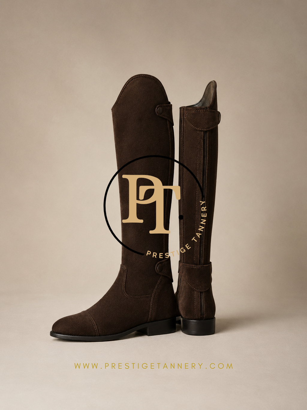 Suede Riding Boots For Women